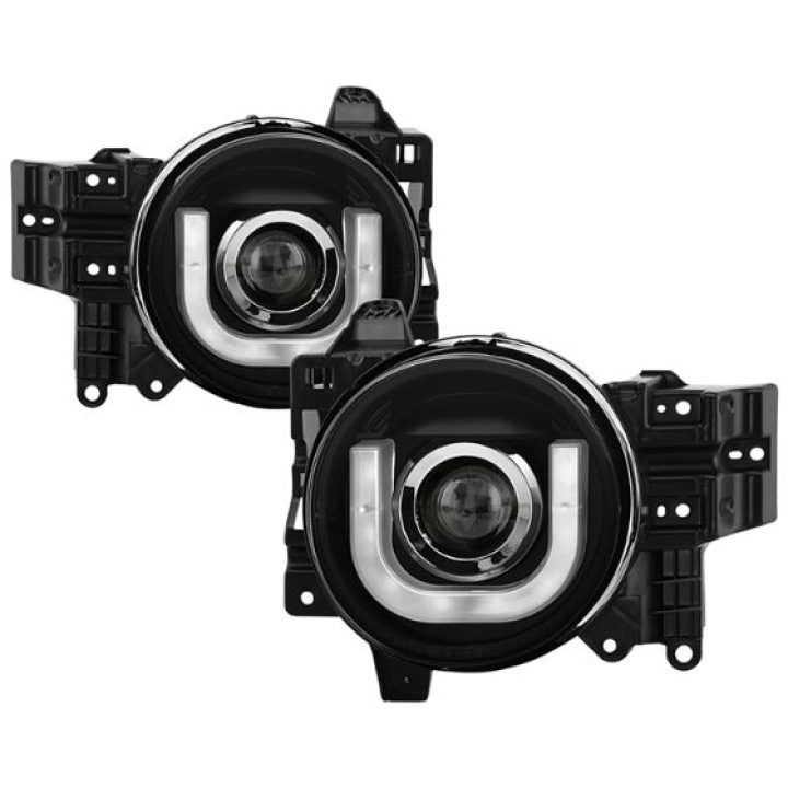 Toyota FJ Cruiser 07-14 Projector Headlights 3D DRL LED - Black Spyder Auto in the group Select car model / Toyota / FJ Cruiser at DDESIGN Scandinavia AB (PRO-YD-TFJ07-3DDRL-BK)
