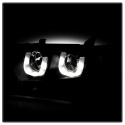 Toyota Highlander 11-13 Projector Headlights - 3D DRL - Black Spyder Auto