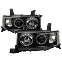Scion XB 03-07 Projector Headlights - LED Halo - Black - High H1 (Included) - Low 9006 (Included) Spyder Auto
