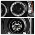 Toyota Tacoma 05-11 Projector Headlights - CCFL Halo - LED ( Replaceable LEDs ) - Black Spyder Auto