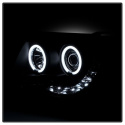 Toyota Tacoma 05-11 Projector Headlights - CCFL Halo - LED ( Replaceable LEDs ) - Black Smoke Spyder Auto