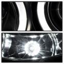 Toyota Tacoma 05-11 Projector Headlights - LED Halo - LED ( Replaceable LEDs ) - Black Spyder Auto