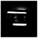 Toyota Tacoma 12-16 Projector Headlights - Light Bar DRL - Black Spyder Auto