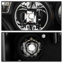 Toyota Tacoma 12-16 Projector Headlights - Light Bar DRL - Black Spyder Auto