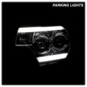 Toyota Tacoma 12-16 Projector Headlights - Light Bar DRL - Chrome Spyder Auto