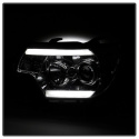 Toyota Tacoma 12-16 Projector Headlights - Light Bar DRL - Chrome Spyder Auto
