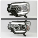 Toyota Tacoma 12-16 Projector Headlights - Light Bar DRL - Smoke Spyder Auto