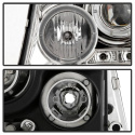Toyota Tacoma 97-00 Projector Headlights - LED Halo - LED ( Replaceable LEDs ) - Chrome Spyder Auto