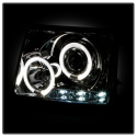 Toyota Tacoma 97-00 Projector Headlights - LED Halo - LED ( Replaceable LEDs ) - Chrome Spyder Auto
