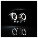Scion TC 05-07 Projector Headlights - LED Halo -Replaceable LEDs - Black - Spyder Auto