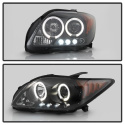 Scion TC 05-07 Projector Headlights - LED Halo -Replaceable LEDs - Black - Spyder Auto