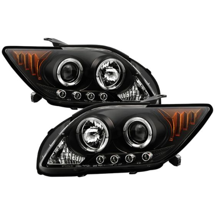 Scion TC 08-10 Projector Headlights - LED Halo -Replaceable LEDs - Black - High H1 (Included) - Low 9006 (Included) Spyder Auto in the group Select car model / Toyota / Older models & Engines at DDESIGN Scandinavia AB (PRO-YD-TTC08-HL-BK)