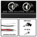 Scion TC 08-10 Projector Headlights - LED Halo -Replaceable LEDs - Black - High H1 (Included) - Low 9006 (Included) Spyder Auto