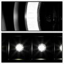 Toyota Tundra 07-13 / Toyota Sequoia 08-13 Projector Headlights - Eliminates AFS function - LED Halo - LED ( Replaceable LEDs ) - Black Spyder Auto