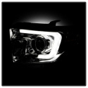 Toyota Tundra 2014-2016 Projector Headlights - Light Bar DRL - Chrome Spyder Auto