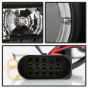 Volkswagen GTI 06-09 / Jetta 06-09 / Rabbit 06-09 Projector Headlights (does not fit the R32) LED Halo - DRL - Black Spyder Auto