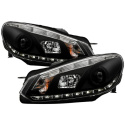 Volkswagen Golf / GTI 10-13 Projector Headlights DRL - Black Spyder Auto