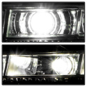 Volkswagen Golf / GTI 10-13 Projector Headlights DRL - Black Spyder Auto