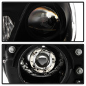 Volkswagen Golf / GTI 10-13 Projector Headlights DRL - Black Spyder Auto
