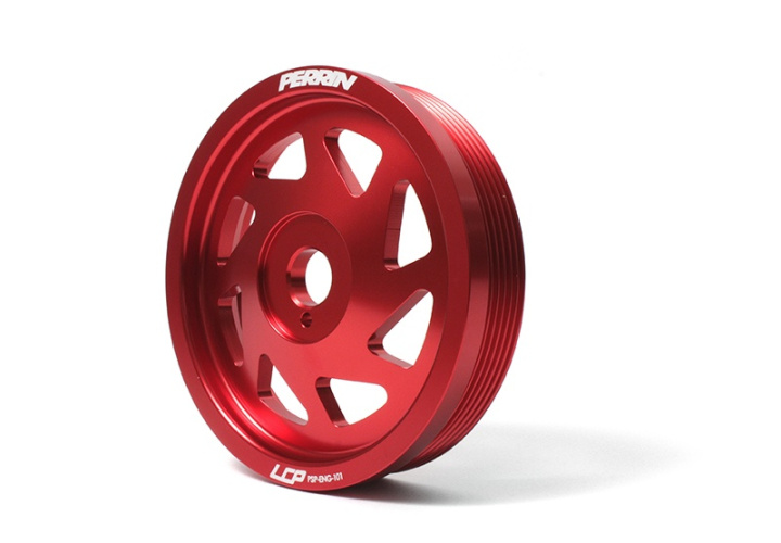 Subaru BRZ / GT86 / WRX 2012-2020 Motorer Crank pulley Red PERRIN in the group Select car model / Subaru / BRZ 12-21 / Tuning / Engine parts at DDESIGN Scandinavia AB (PSP-ENG-101RD)