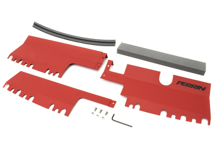 Subaru WRX / STI 2015-2021 Radiator Shroud Red Wrinkle PERRIN in the group Select car model / Subaru / WRX STI 15-21 / Tuning / Radiator & Hoses at DDESIGN Scandinavia AB (PSP-ENG-512RD)