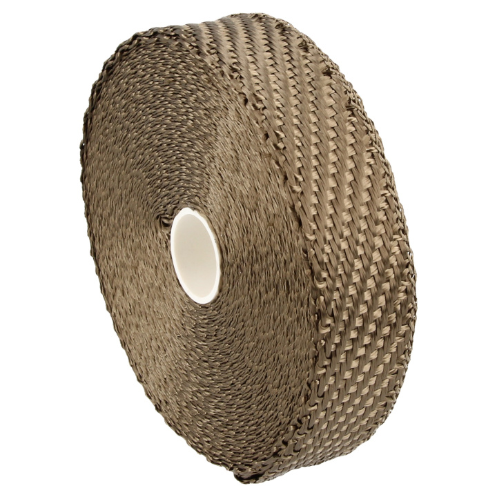 Avgasbandage Titan - 15 m x 25 mm QSP Products in the group Tuning / Thermal insulation & Cable protection / Exhaust bandage & Locking straps at DDESIGN Scandinavia AB (QAEX-TI-SMALL)