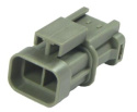 2 pin connector - Male - QCB-C2-0072-A QSP Products