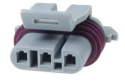 3 pin connector - Female - QCB-C3-0067-B QSP Products
