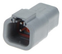 4 pin connector - Male - QCB-C4-0059-A QSP Products