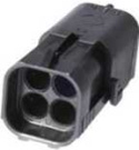4 pin connector - Male - QCB-C4-0061-A QSP Products