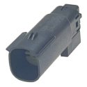 4 pin connector - Male - QCB-C4-0077-A QSP Products