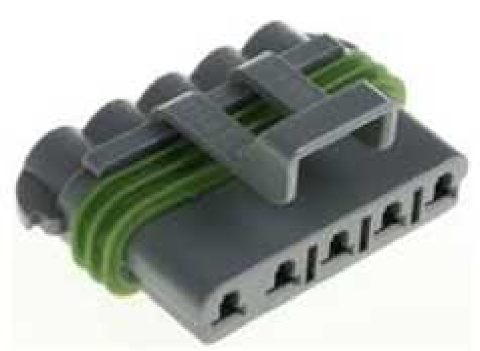 Qcb Input 5 pin connector - Female - QCB-C5-0017-B QSP Products | DDESIGN