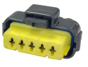 5 pin connector - Female - QCB-C5-0026-B QSP Products