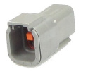 6 pin connector - Male - QCB-C6-0044-A QSP Products