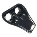 Air inlet - 215x240mm with double connection 70mm - Black QSP Products
