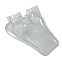 Air inlet - 215x240mm with double connection 70mm - Transparent QSP Products