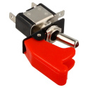 Toggle switch - on/off - LED Red - Aircraft switch