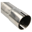Stainless steel exhaust pipe straight - 51 mm - 100cm long