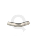 Stainless steel exhaust bend - 45° - 63.5 mm
