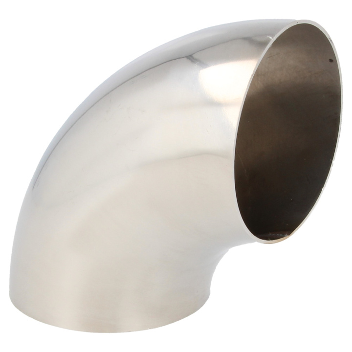 Stainless steel exhaust bend - 90° - manifold - 63.5 mm in the group Tuning / Exhaust and Manifold / Pipe parts / Pipe parts in Stainless Steel at DDESIGN Scandinavia AB (QEX-2.5-MAN)