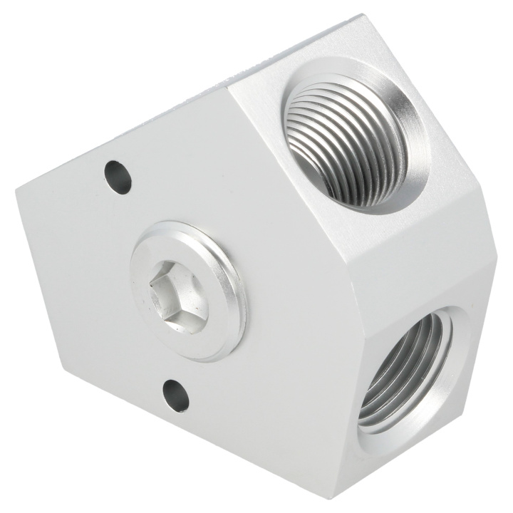 QSP aluminum forged Y block female 1/2NPT - 3/8NPT - 3/8NPT in the group Tuning / AN-Couplings / AN Components / T-cross & Y-block at DDESIGN Scandinavia AB (QG-Y-12-38)