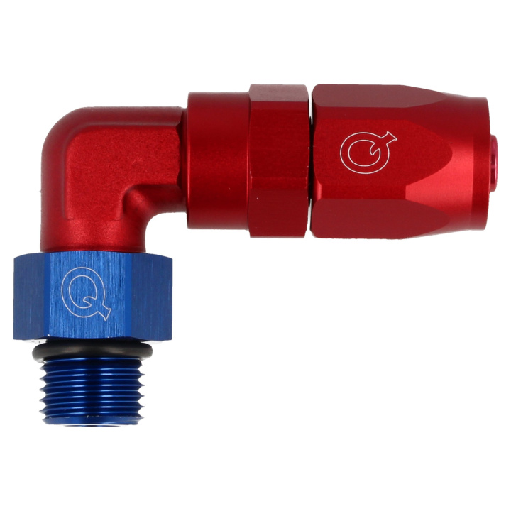 hose adapter 90° (AN8) - O-ring (AN8) QSP Products in the group Universal products at DDESIGN Scandinavia AB (QG1490-08-08)