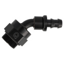 QSP oil cooler adapter push-on 45° M22 - AN6