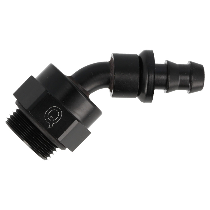 QSP oil cooler adapter push-on 45° M22 - AN6 in the group Tuning / AN-Couplings / AN Hose Ends / AN Hose Ends Push-on at DDESIGN Scandinavia AB (QG540-4506)