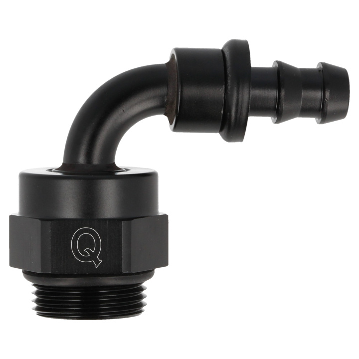 QSP oil cooler adapter push-on 90° M22 - AN12 in the group Tuning / AN-Couplings / AN Hose Ends / AN Hose Ends Push-on at DDESIGN Scandinavia AB (QG540-9012)
