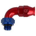 hose adapter PTFE 90° (AN8) - O-ring (AN6) QSP Products