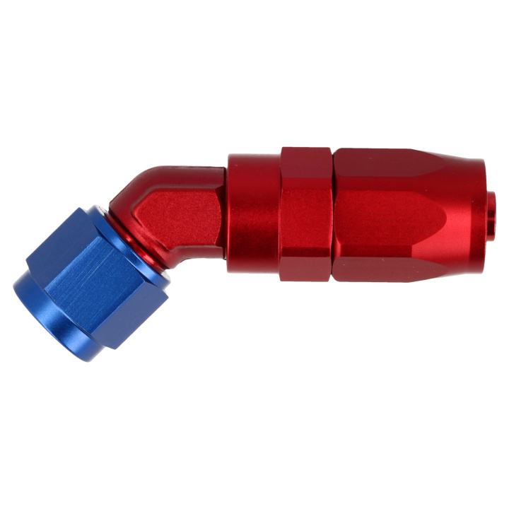 QSP hose adapter lightweight straight 45° forged AN10 in the group Tuning / AN-Couplings / AN Adapters at DDESIGN Scandinavia AB (QG8045-10)