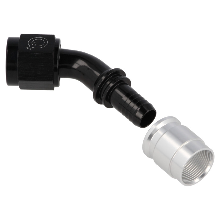 shrink hose adapter PTFE 45° AN6 QSP Products in the group Universal products at DDESIGN Scandinavia AB (QGCR-6045-06)