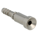 shrink hose adapter concave male stainless steel AN3 QSP Products