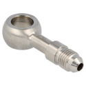 QSP stainless steel banjo eye straight male AN3